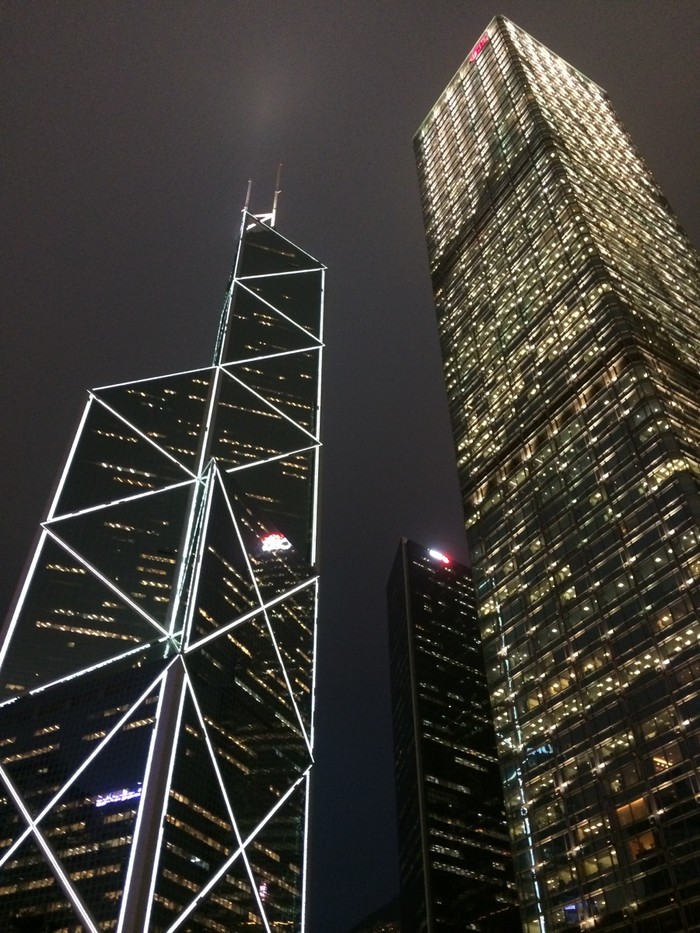 中环近距离感受香港中银大厦,香港中银大厦平面建筑分析