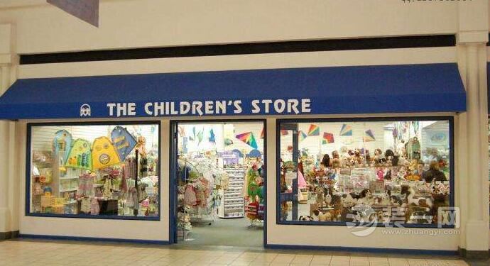 玩具店装修效果图,500元一平米玩具店装修