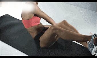 袁姗姗如何练成马甲线条,袁姗姗腹部训练动作大全