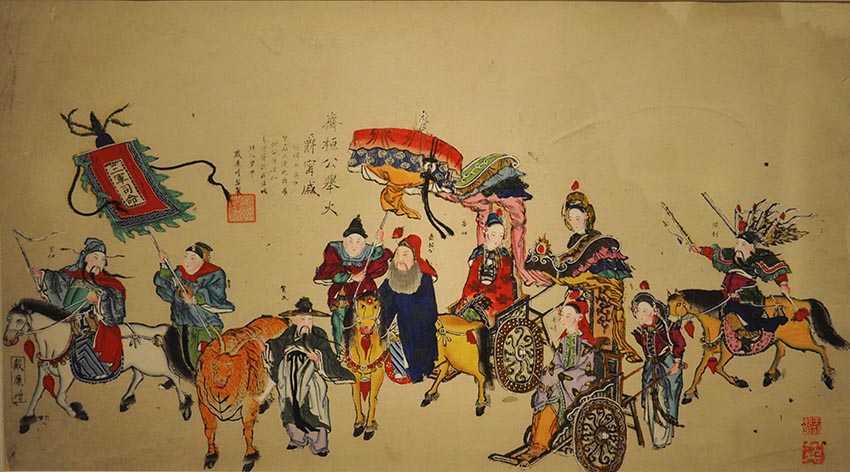 中国民间传统年画总结,中国年画大全民间