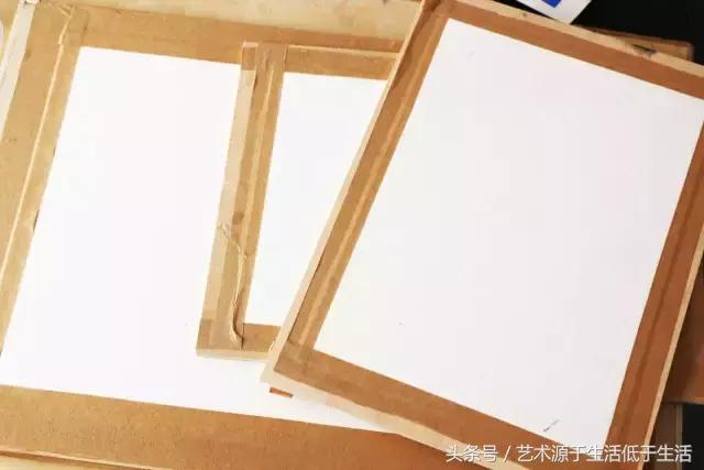 水彩画怎么铺底色,水彩画如何涂匀