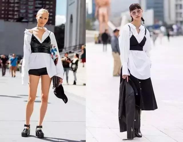 渔网袜潮酷搭配,破洞渔网袜穿搭