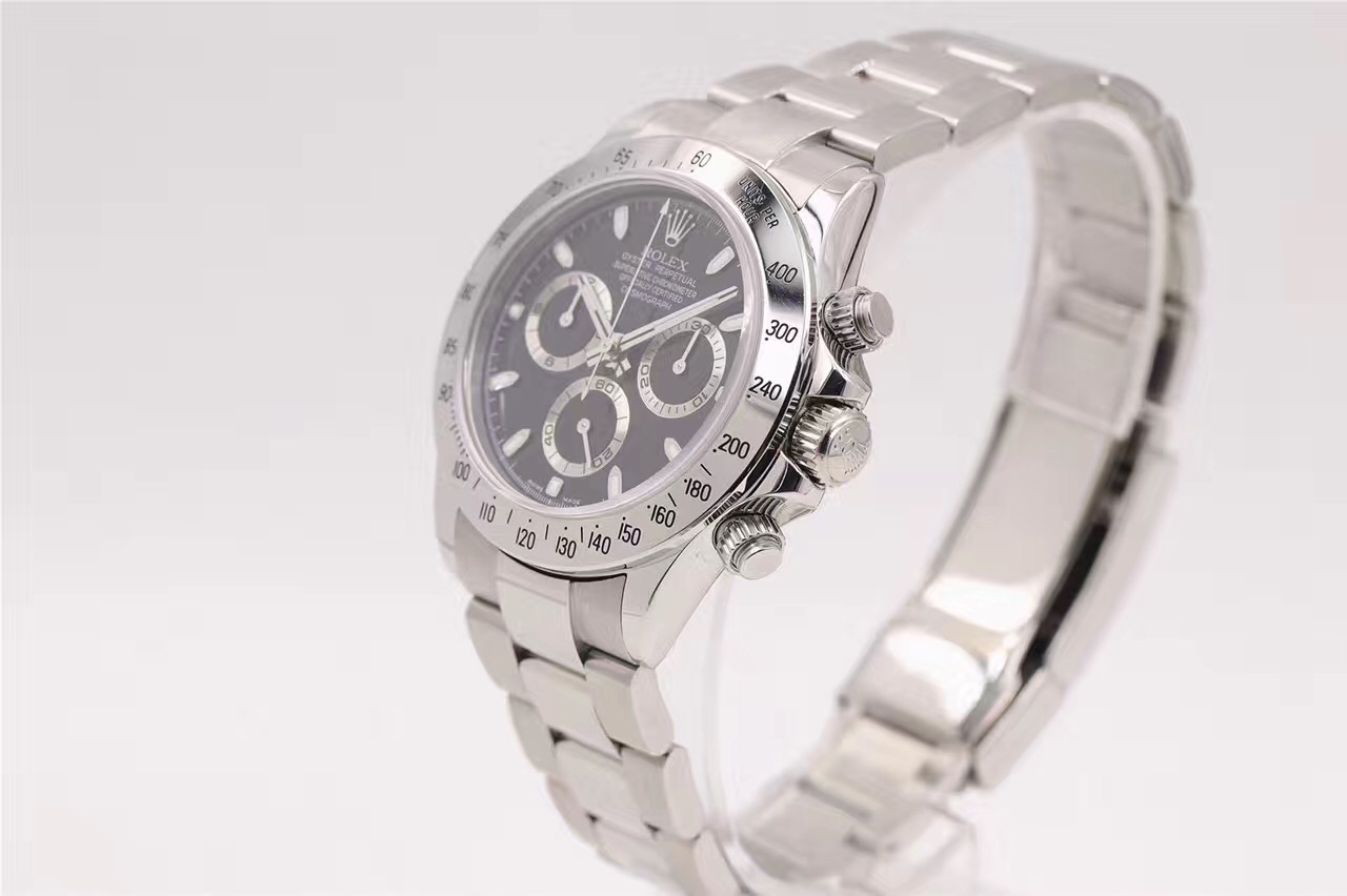 劳力士宇宙计型迪通拿黑钢迪,劳力士宇宙计型迪通拿真假对比