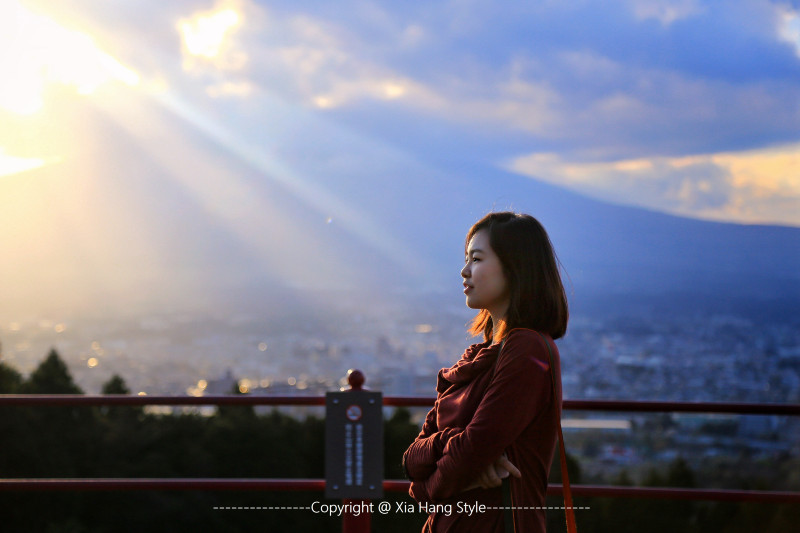 澳门航空空姐游东京 富士山下遇见最美的樱花