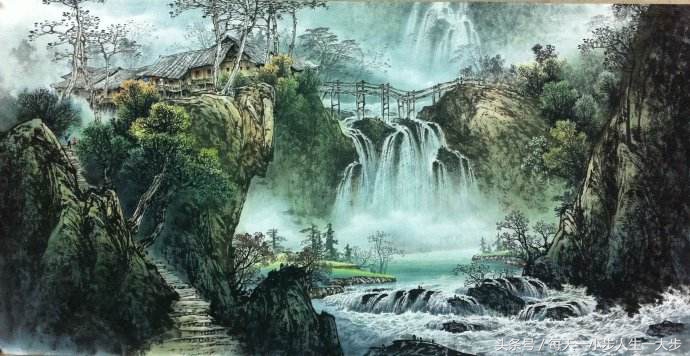 如何画山水画教程,怎样画好山水画的基本步骤