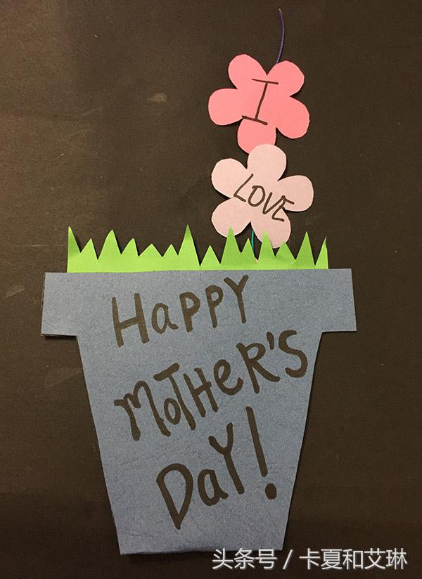 母亲节用小卡纸做贺卡手工制作,母亲节卡片手工制作小花朵