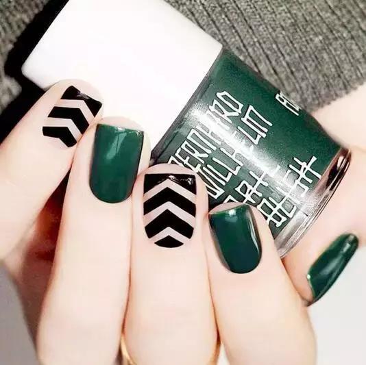 双手美甲贴怎么贴,超长又好看的美甲贴