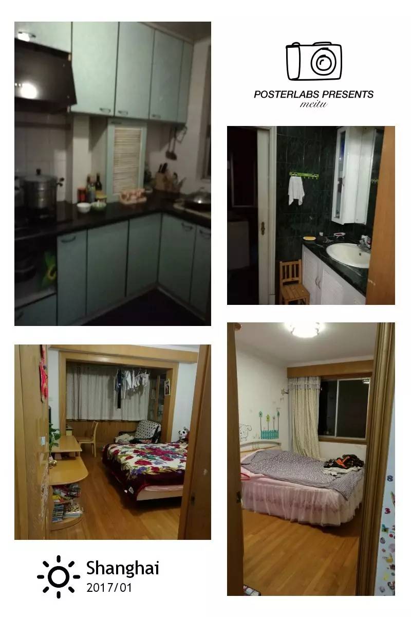 她改了两扇门，将家装成网图中的模样