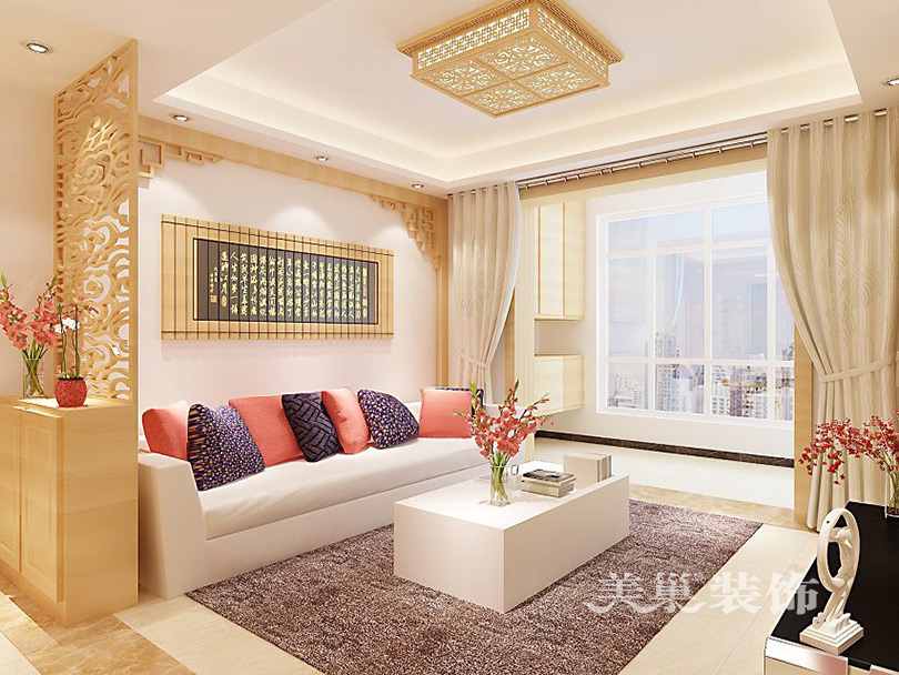 小客厅墙壁柜现代简约装修效果图,南阳复古装修风格小户型