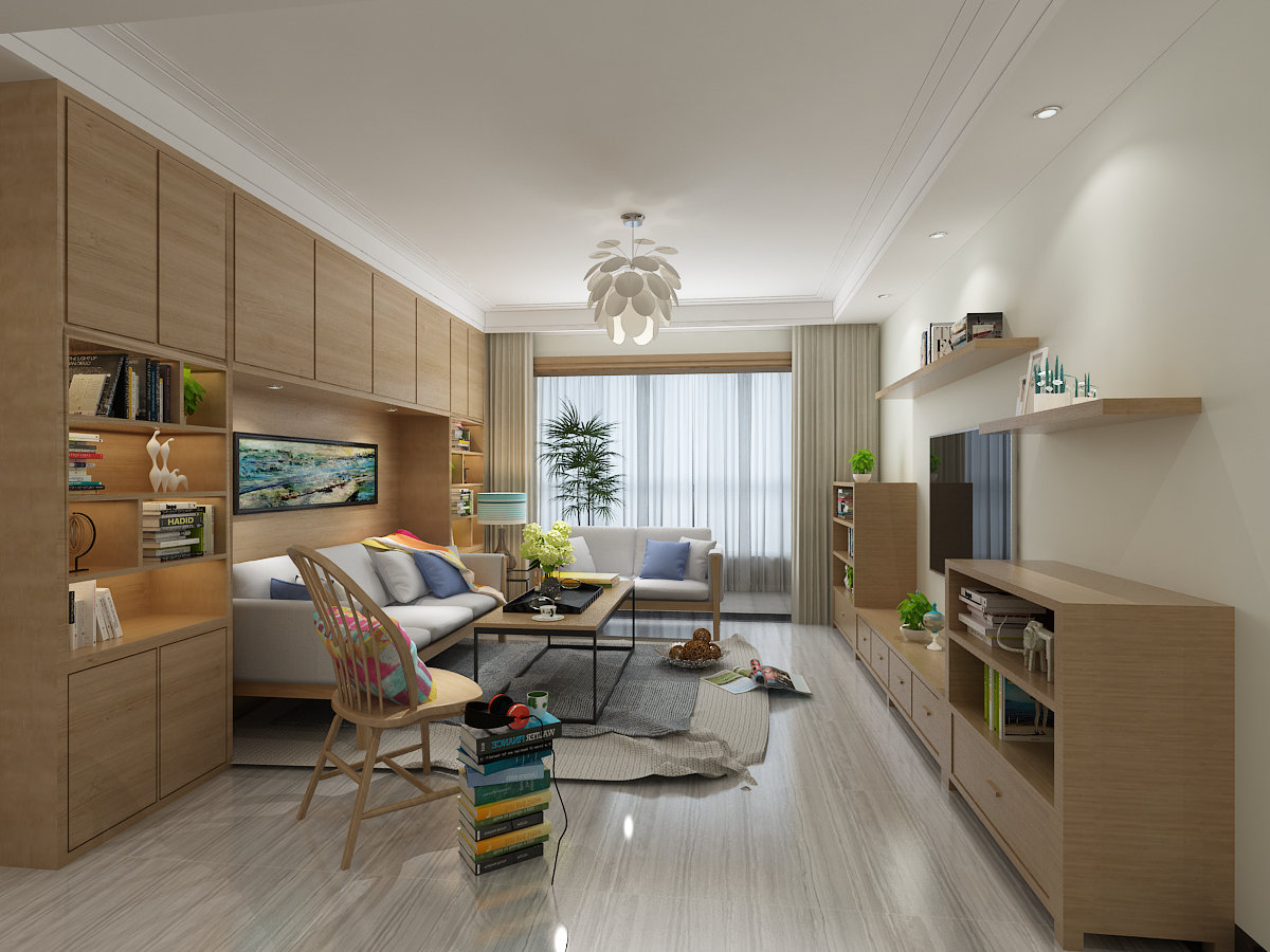 石家庄瑞府120平装修效果图,石家庄瑞城北区三室装修