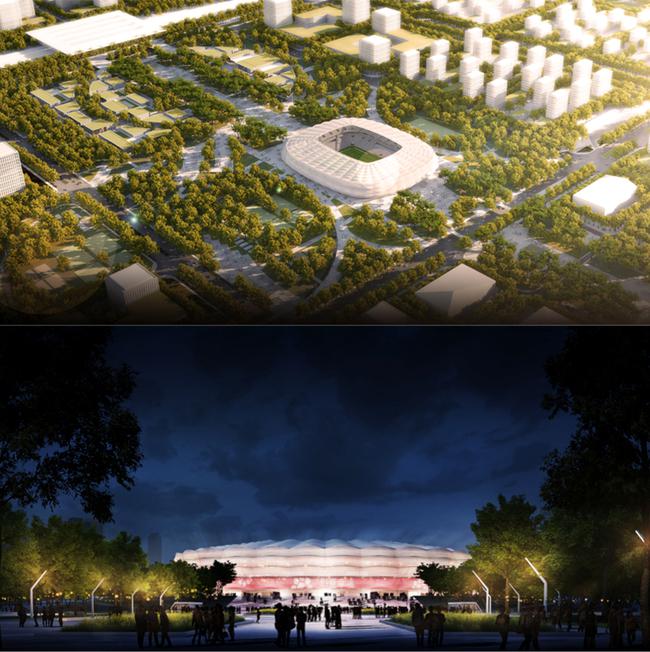 华夏专业足球场建设,华夏专业足球场方案