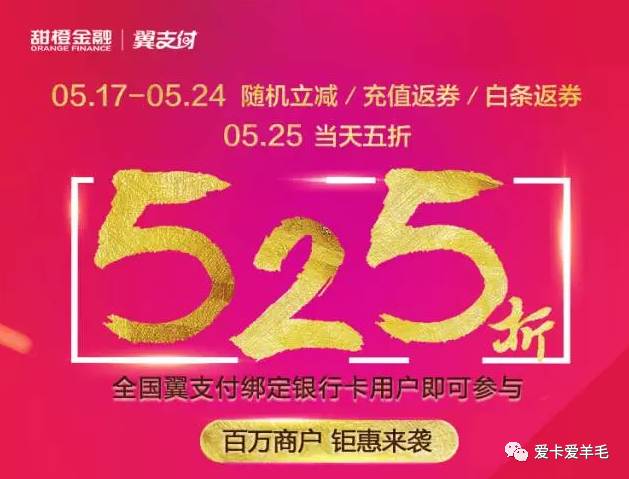 翼支付8月25日怎么五折优惠呢,翼支付华润万家五折促销活动