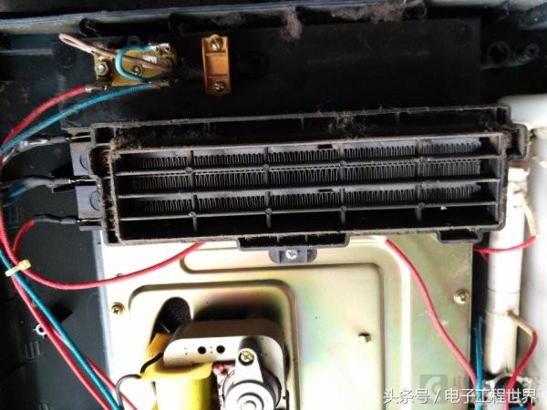 电暖风机拆解视频教程,500瓦以下的暖风机拆解