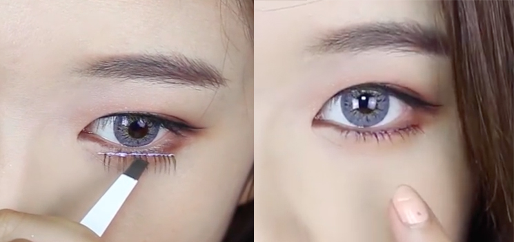 流星眉的化妆方法,流星眉妆容