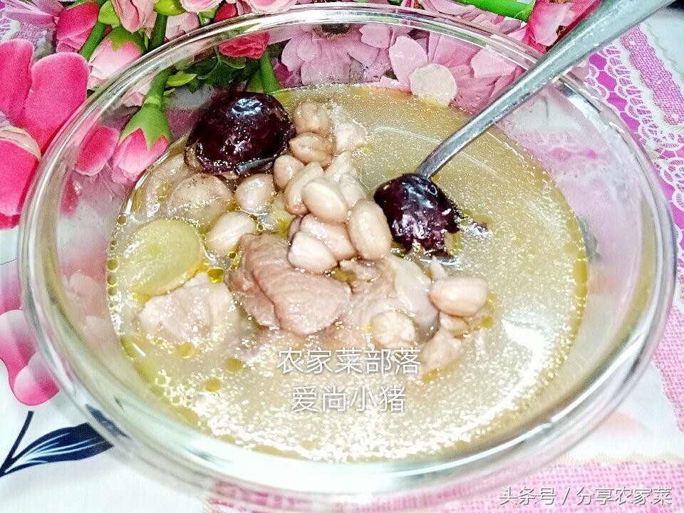 猪脚花生养生汤,猪脚花生补血