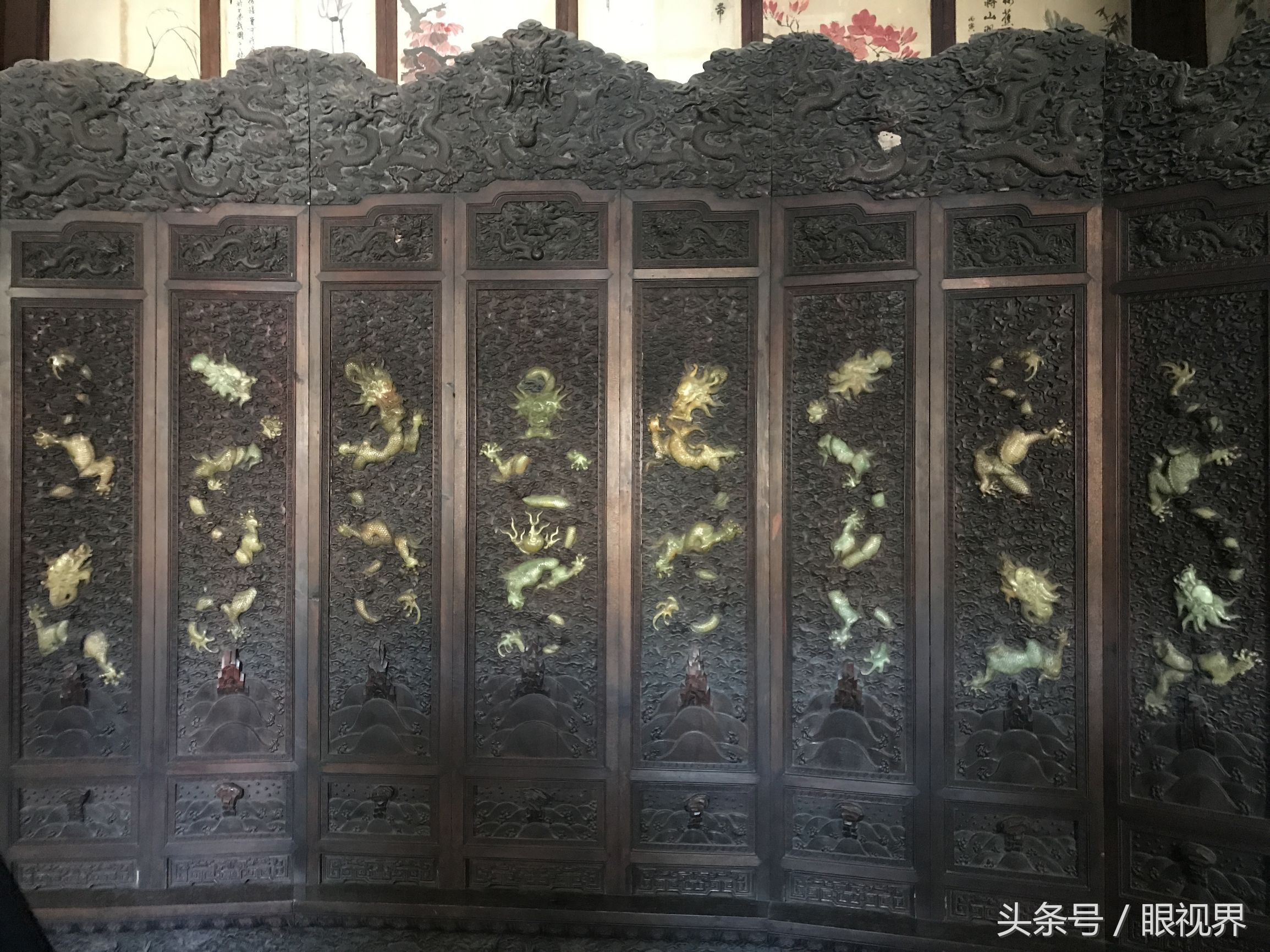 明清民居风格,具有典型的清代民居建筑风格