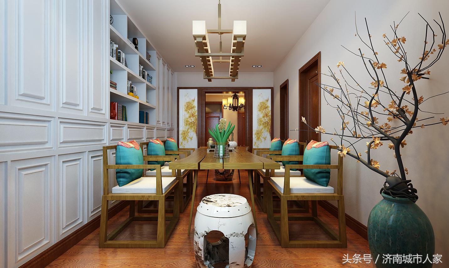 济南紫御东郡2室装修,济南中海紫御东郡四室