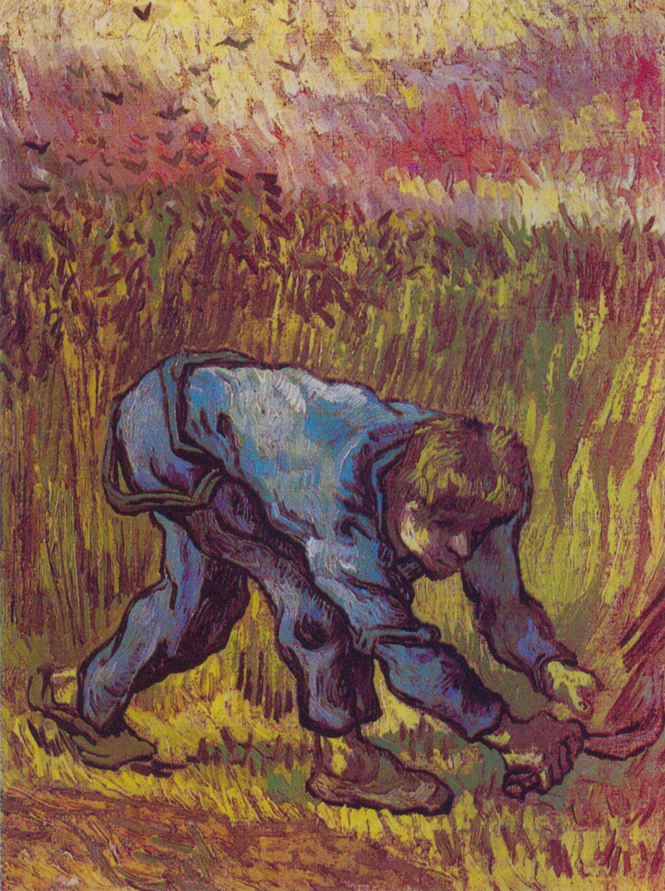 梵高圣玛丽海景,梵高圣玛丽海景画中人