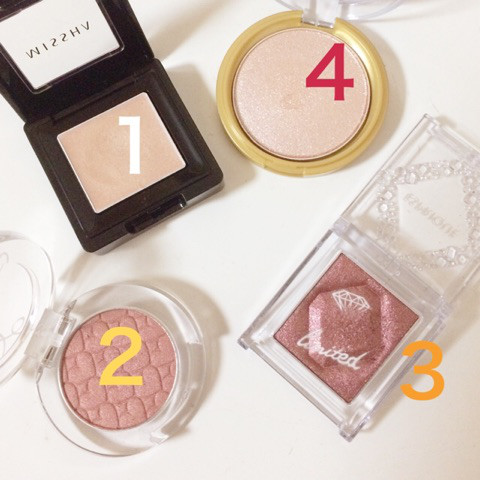 眼妆教程干净高级粉色亮晶晶妆容,学生党一看就学会的开放式眼妆