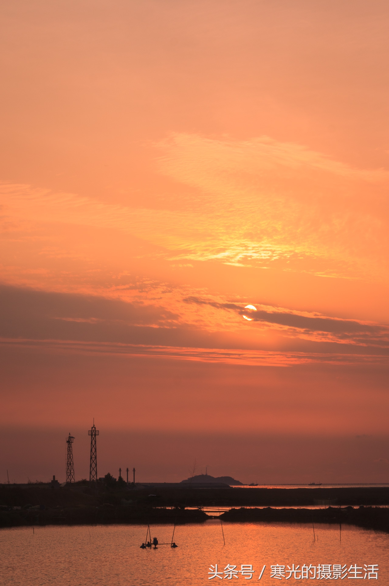 试用佳能入门单反18-135F3.5-5.6镜头拍摄日出