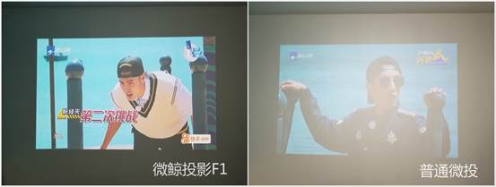 最亮家用投影仪,微鲸投影仪1200流明
