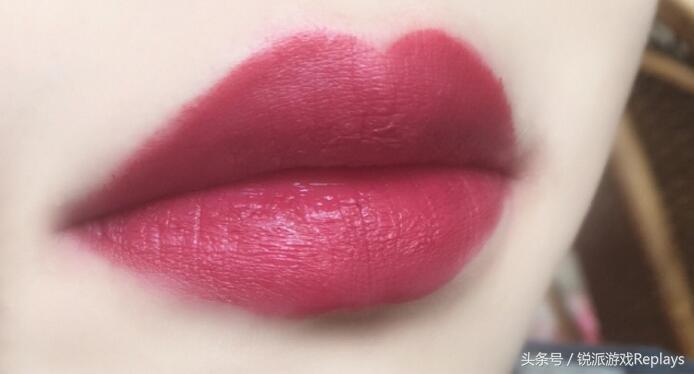 烈焰红唇口红试色,口红烈焰红唇