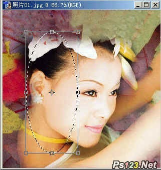 ps一张图片怎么虚化其中一个区域,ps图片上部分虚化边缘融入背景