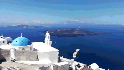 亚欧自驾之旅第60-61天｜在圣托里尼，看日落爱琴海