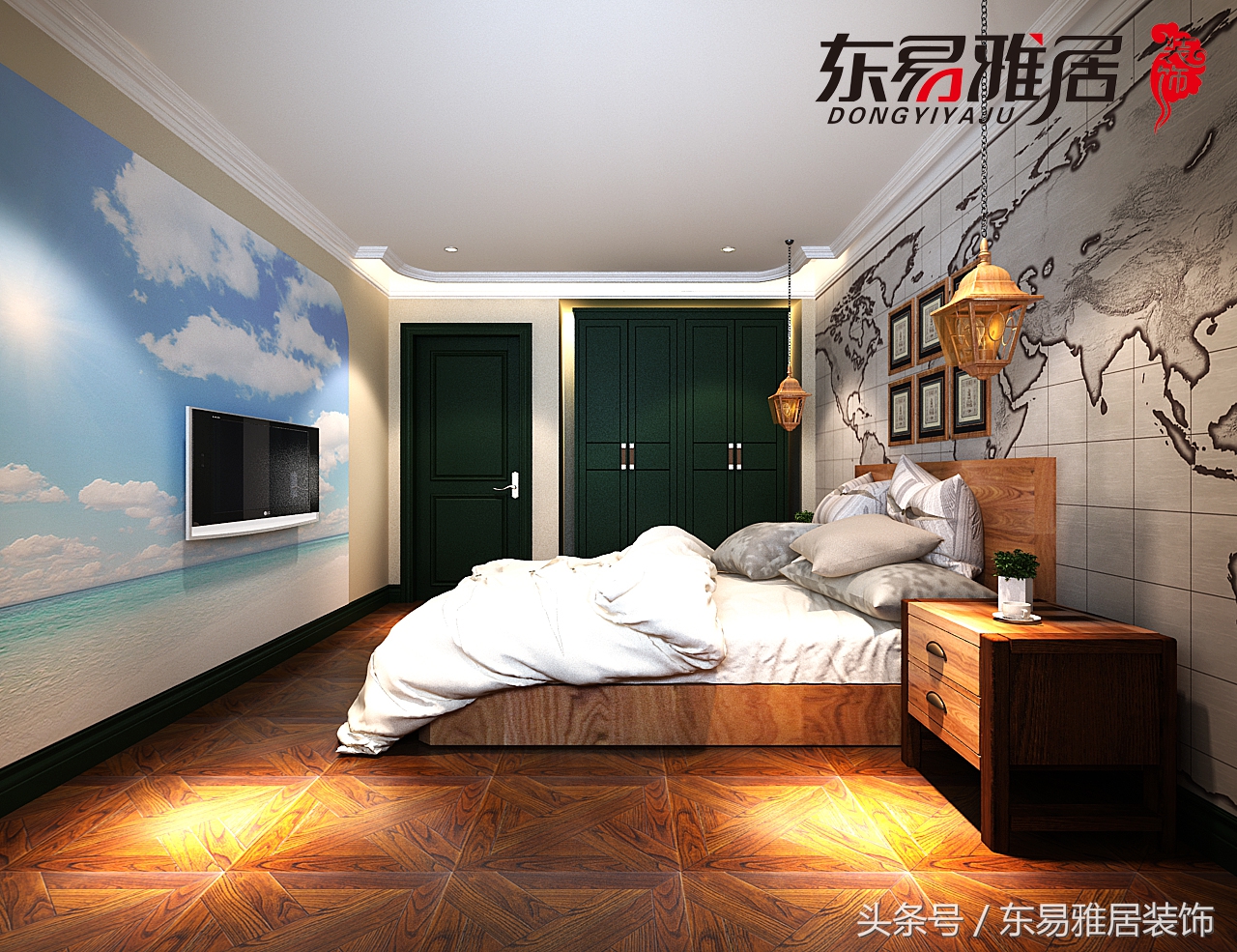 大庆装修公司哪家好-东易雅居装饰-万达167㎡效果图