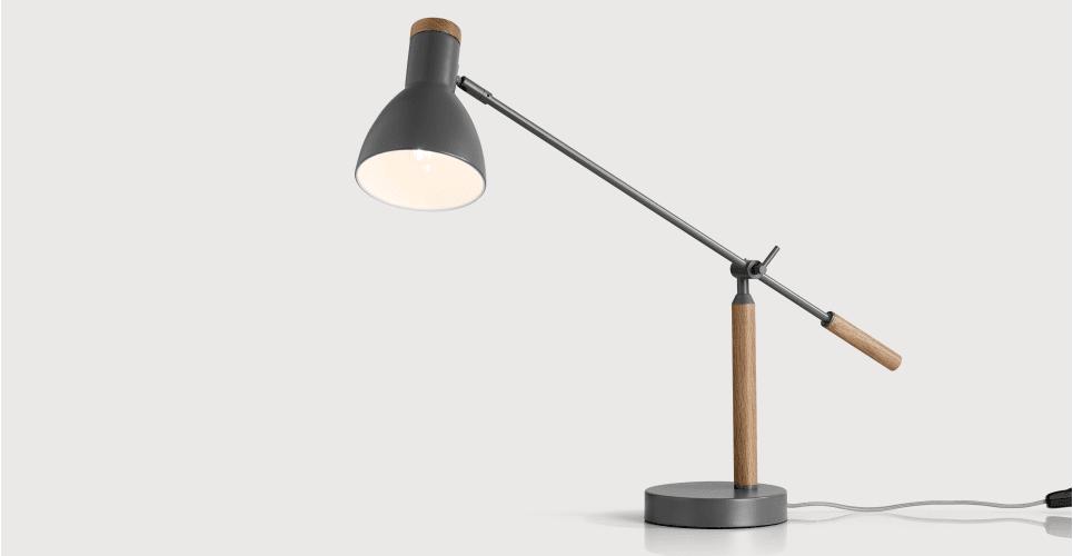 加长办公桌专用台灯充插两用,办公桌简约台灯