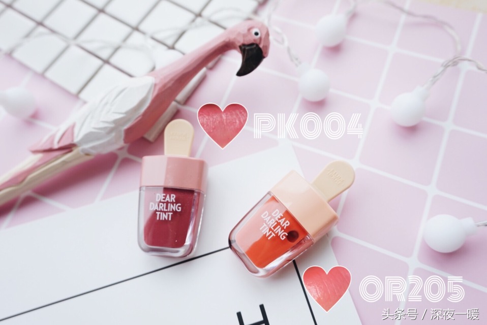 爱丽小屋牛奶染唇液试色,爱丽小屋染唇液西米