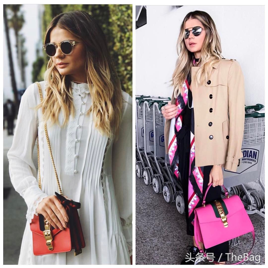 gucci包包经典入门款sylvie,2018年新款的包包gucci