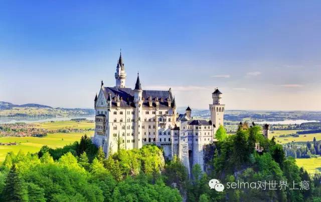 慕尼黑天鹅城堡内部,德国慕尼黑天鹅