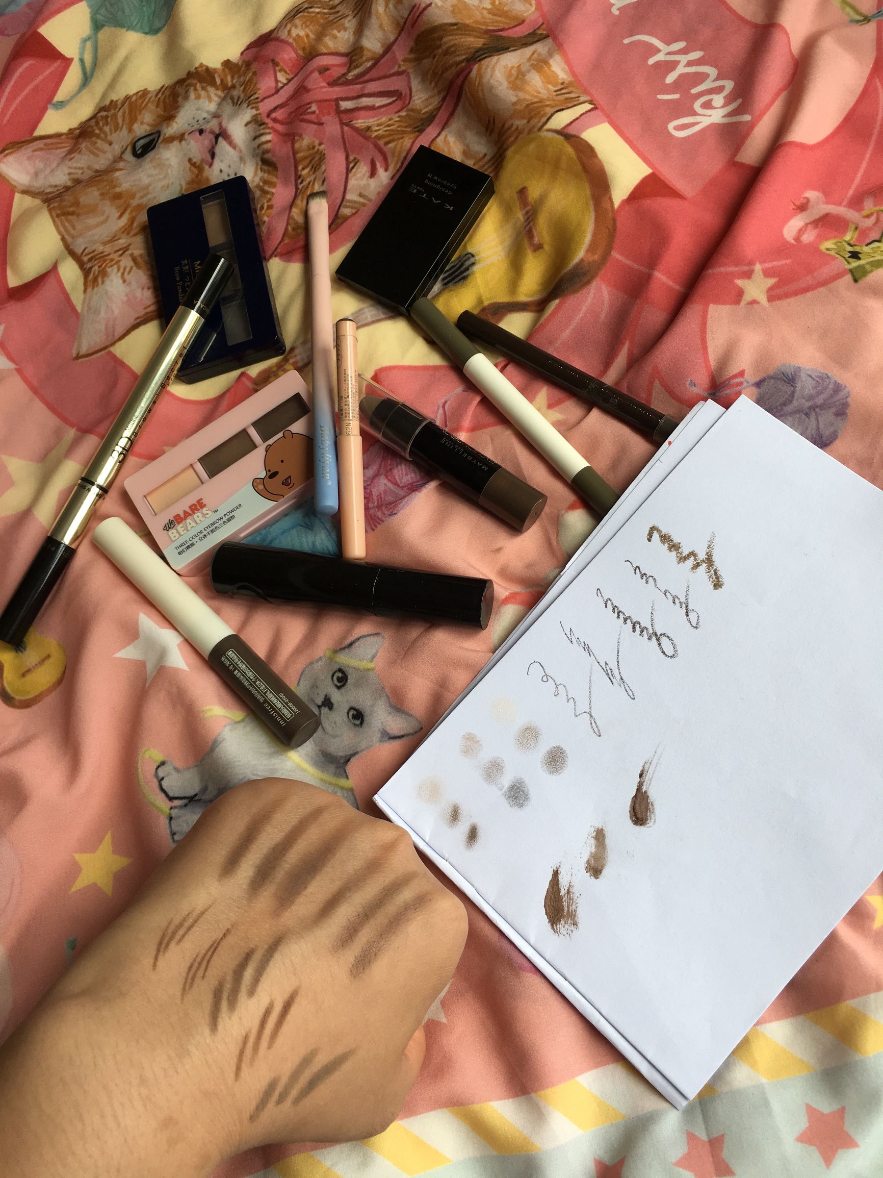 kate眉粉怎么选颜色好看,眉粉画眉教程kate