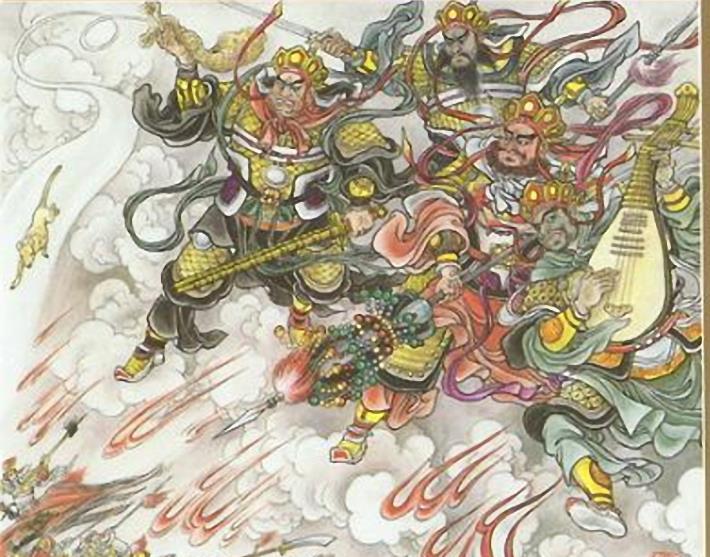 封神演义罗宣火焚西岐城,封神三部曲元始天尊五行之战