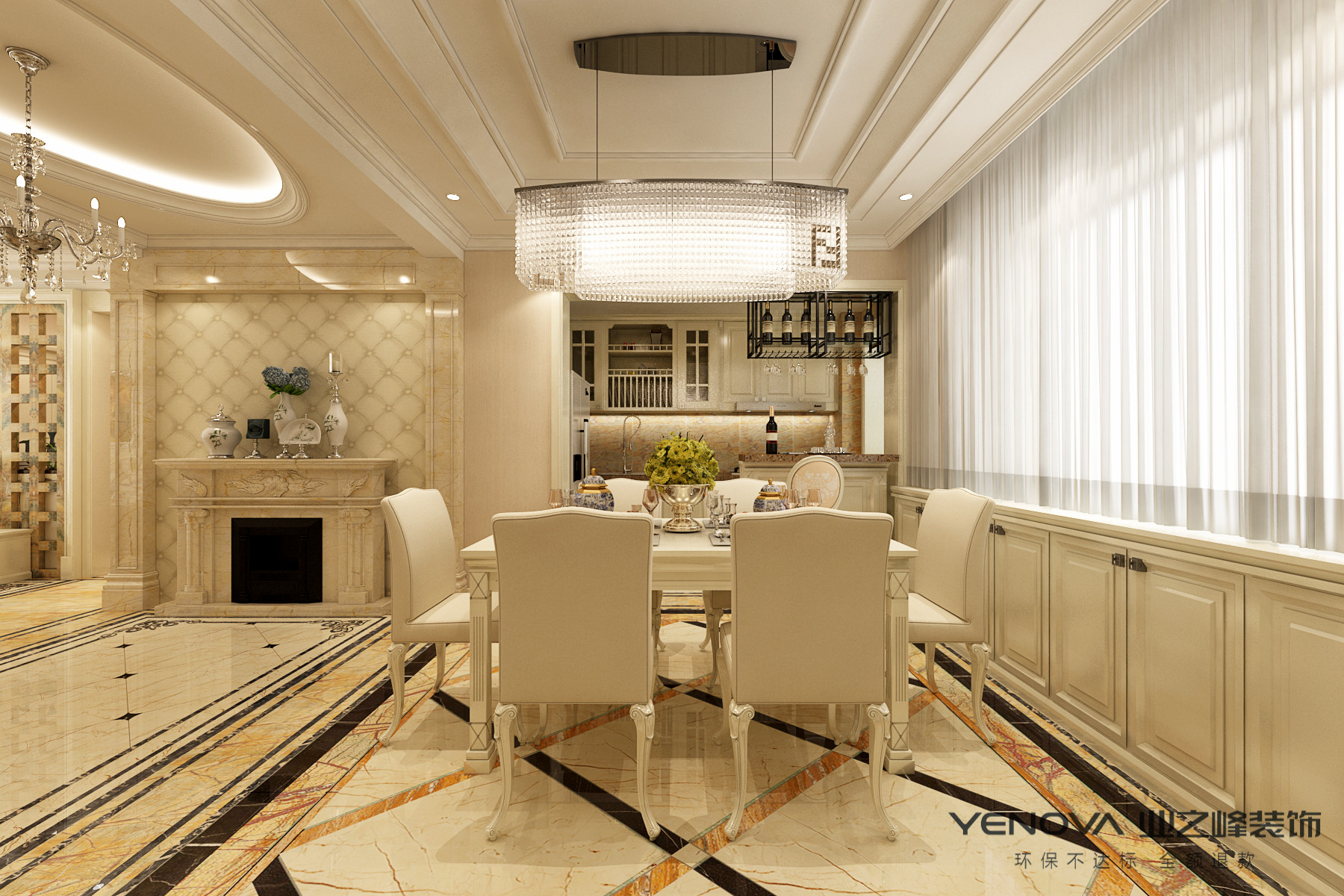 15万装修全屋欧式风格图,8万元60平米装修效果图