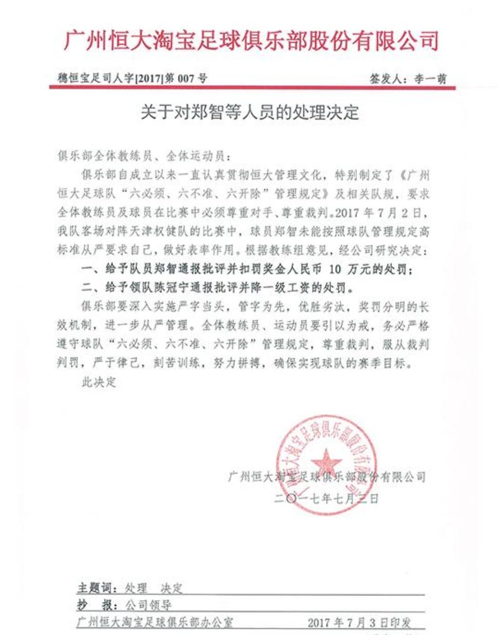 恒大足协停赛最新消息,恒大足协处罚最新消息