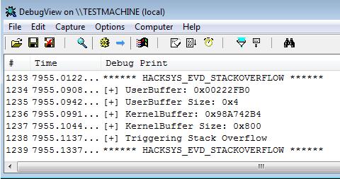 初学Windows内核漏洞利用（二）：熟悉HEVD