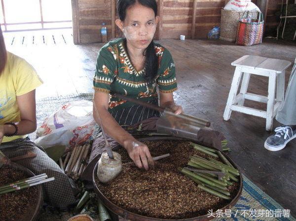缅甸女子卷手工烟赚钱养家，每天收入10000缅元