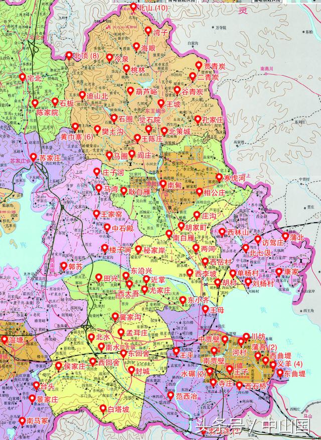 石家庄平山山顶日军碉堡群,太行山战场遗址