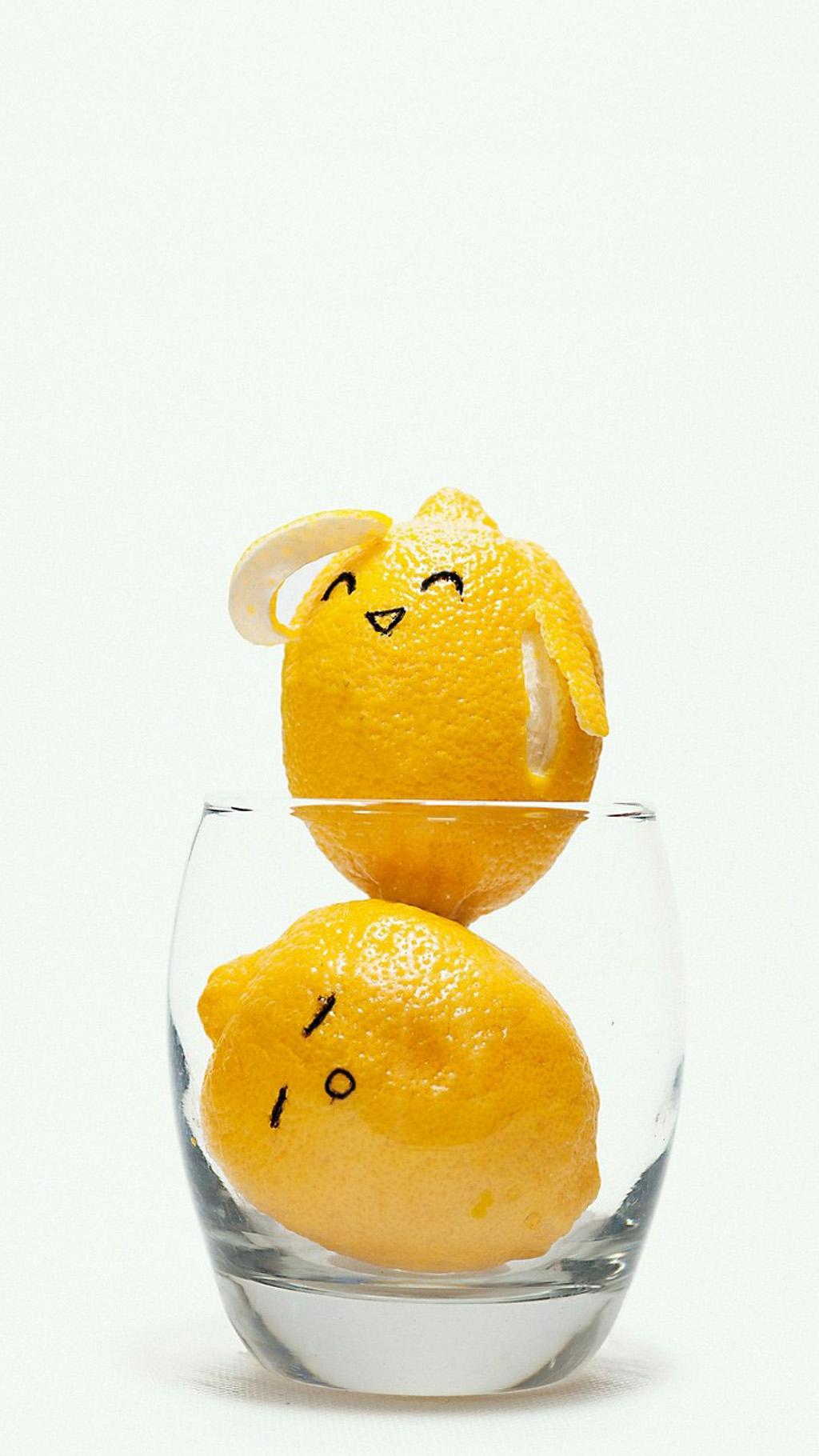 柠檬女孩壁纸高清图,小清新柠檬壁纸图片