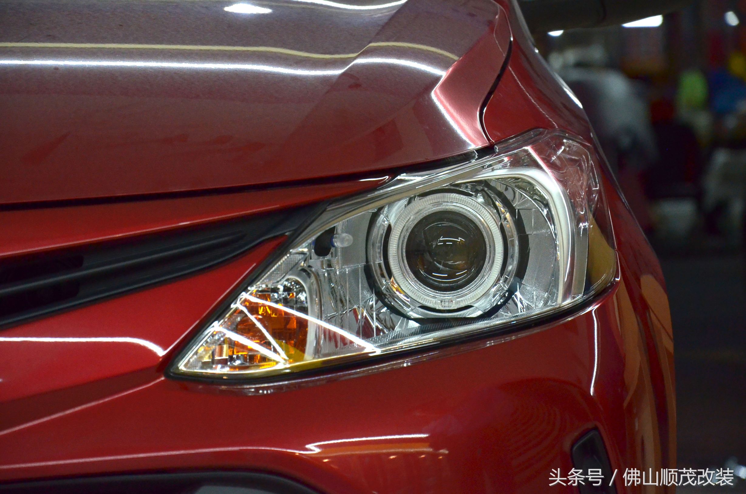 17款丰田威驰大功率大灯,丰田威驰17年款大灯