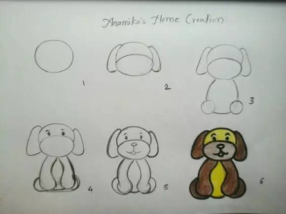 椭圆和圆形能画成什么小动物,儿童简笔画画一些可爱的小东西