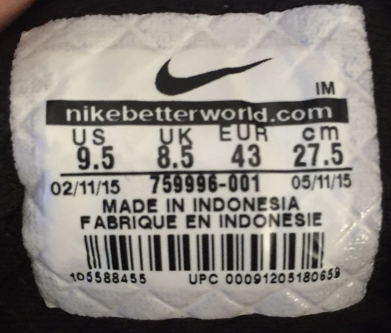 鞋标怎么看真假nike空军,鞋标鉴别