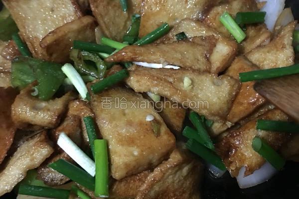 千叶豆腐干锅做法,千叶豆腐热量