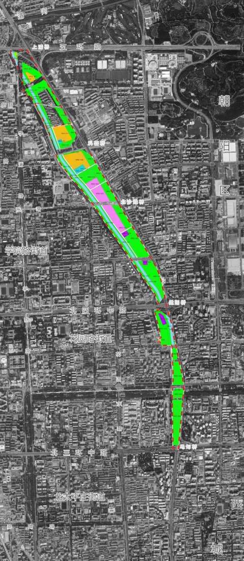 北四环塔院村变身百亩绿地将改建北京首条通风廊道