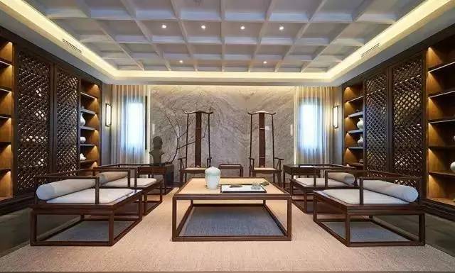 锦江区中式四合院别墅设计,1000多平四合院新中式装修