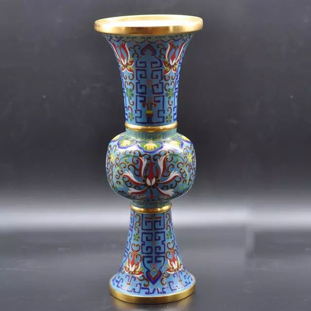 纯手工掐丝景泰蓝摆件,纯铜景泰蓝拉丝摆件