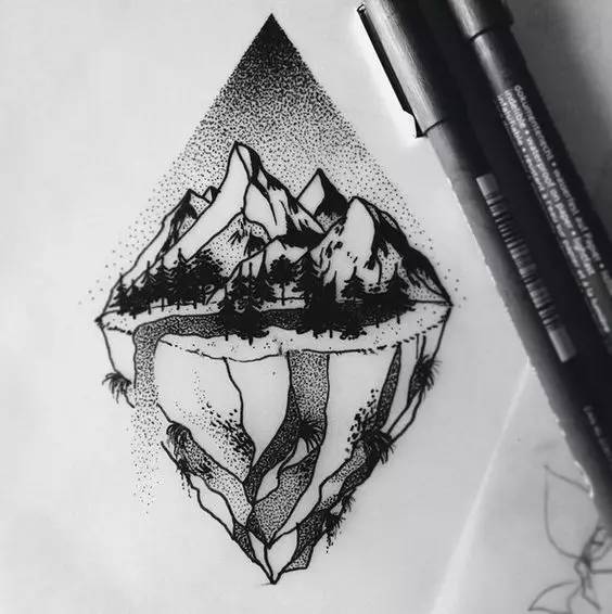 针管笔入门手绘1000例临摹图,针管笔手绘初学者