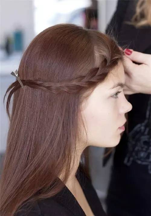 长直发帅气扎发,长直发都能怎么绑头发